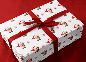 Mitch Christmas Wrapping Paper – $25