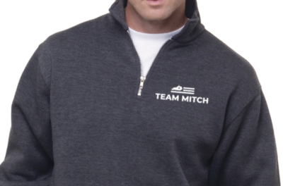 Get your EXCLUSIVE Team Mitch Quarter Zip!